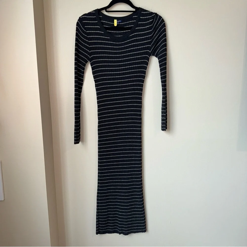 Splendid Kinsley Striped Sweater Midi Dress Size Small